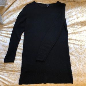Eileen Fisher Black Knit Mini Dress